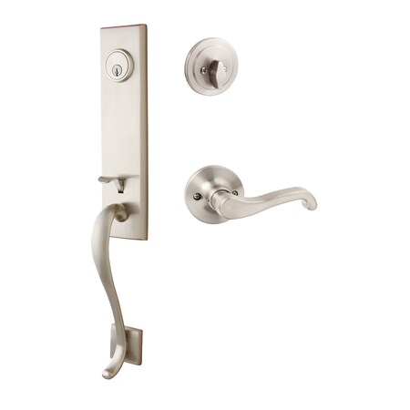 Sure-Loc Hardware Solitude Handleset, Sage Lever Handleset Trim, Satin Nickel, Right Hand SL507-SG-RH 15